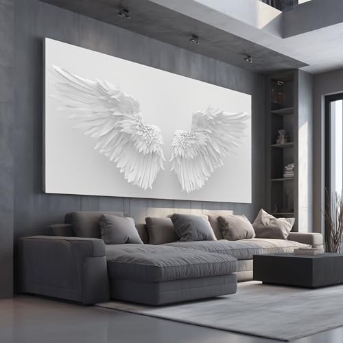 Tableau ailes fantastique pour decoration murale salon et chambre adulte