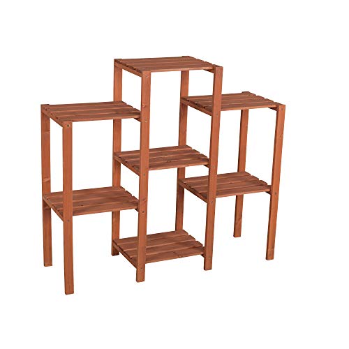 Leisure Season Ps6117 7-Tier Flower Garden Plant Stand, Brown #TOP3