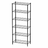 SINGAYE 6-Shelf Storage Shelf Wire Shelving Unit Metal Shelves Unit Storage Adjustable, Standing She