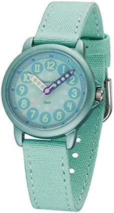 KWIO TIKK Kinder Lernuhr - Analoges Uhrwerk Mit Klettarmband, Wasserdicht