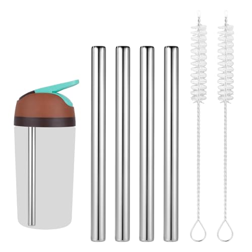 4pcs Metal Replacement Straws for Owala Kids Flip 14oz, Stainless