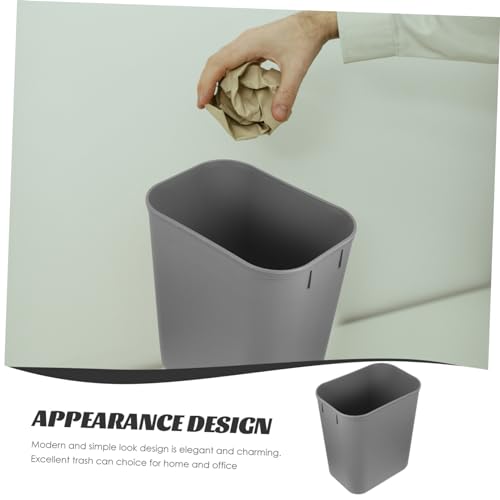 Bote de basura pequeño rectangular para cocina y dormitorio miniatura 5