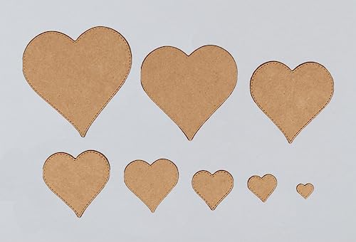 Rayher Set of 8 Metal Cutting Dies with Heart Shape Design - Image 3