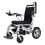 Lightweight Foldable Electric Wheelchair for Adults, 600W Dual Motor All Terrain Power Wheelchair, 15 Miles Range Mobility Chair for Indoor Outdoor (600W-VAT Inculd)