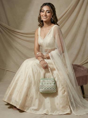 Image of Adiva Potli Handbags For Women | Potli Bags For Ladies For Wedding | Potli Bags For Women | Wedding Bags For Woman | Batwa Potlis Hand Bag | Designer Potli Bag For Ladies For Marriage