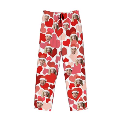 Custom Pajama Pants Custom Pajamas with Face Photo Personalized PJ Pants Christmas Valentine's Day Funny Gifts for Men Women4
