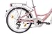 CHRISSON Relaxia - Bicicleta infantil de 24 pulgadas para niña, color rosa,...