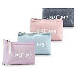 4 STK Kleines Täschchen Für Die Handtasche, Kosmetiktasche Klein Für Handtasche, Make Up Tasche, Kulturbeutel, wasserdichte Waschtasche, Tragbare Schminken Organizer Tasche, Kulturtasche Für Frauen