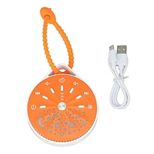 TOPINCN Macchina del Rumore Bianco del Sonno, Macchina del Suono del Rumore Bianco Portatile per Bambini 10 Suoni con Controllo del Volume Macchina del Rumore Bianco Compatta