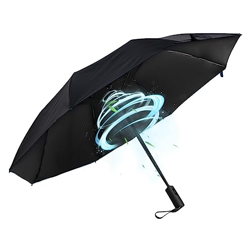 Parapluie portable solaire contre la chaleur avec ventilateur USB