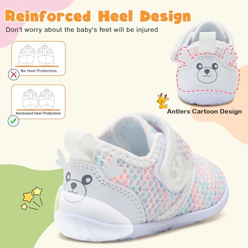 FEETCITY Baby Walking Shoes Barefoot Baby Shoes Infant Sneakers Newborn Crib Shoe Lightweight Flexible Slip On Shoe3