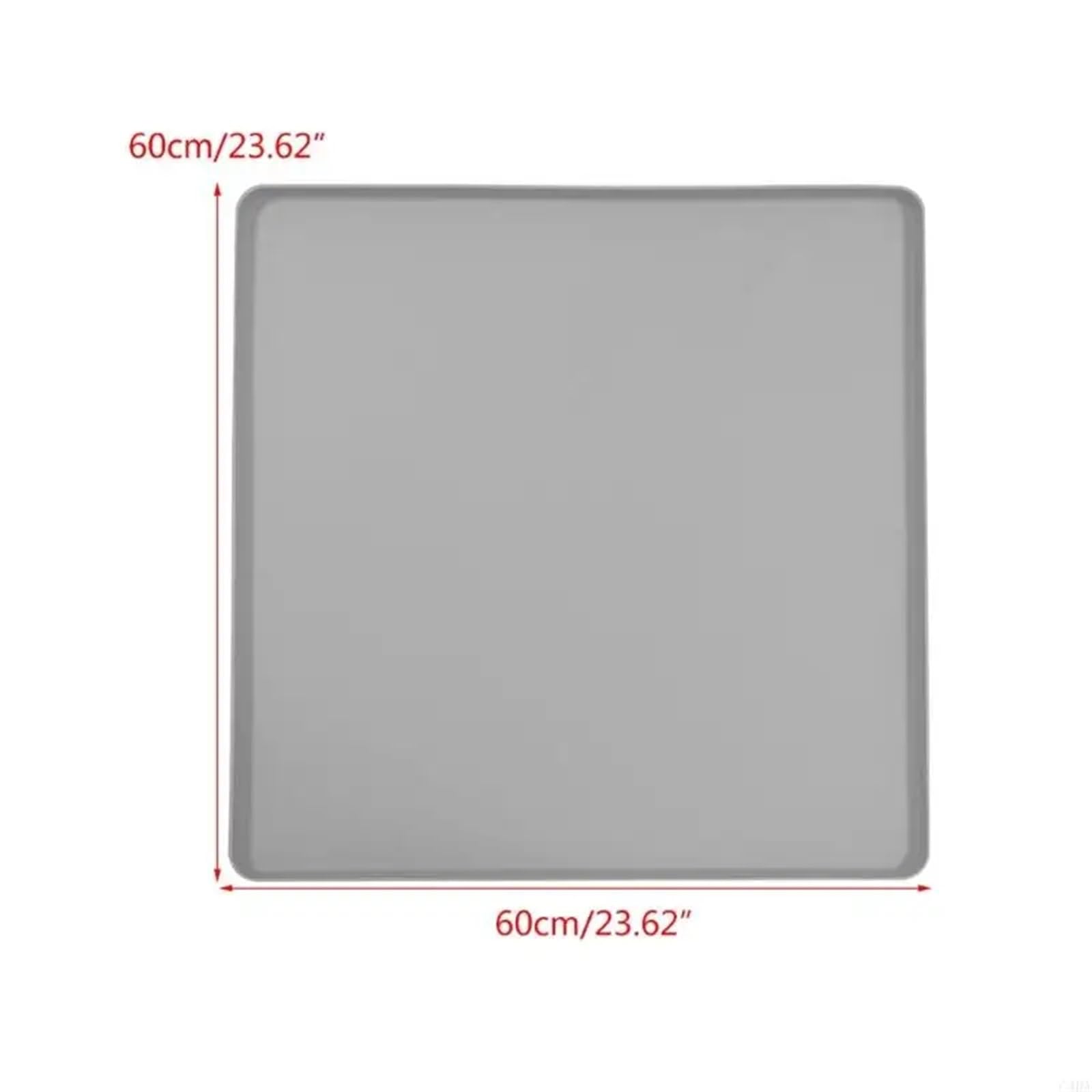 Housses pour lave-linge et sèche-linge pour le des Tapis de protection supérieur en silicone, étanche à la poussière et aux rayures