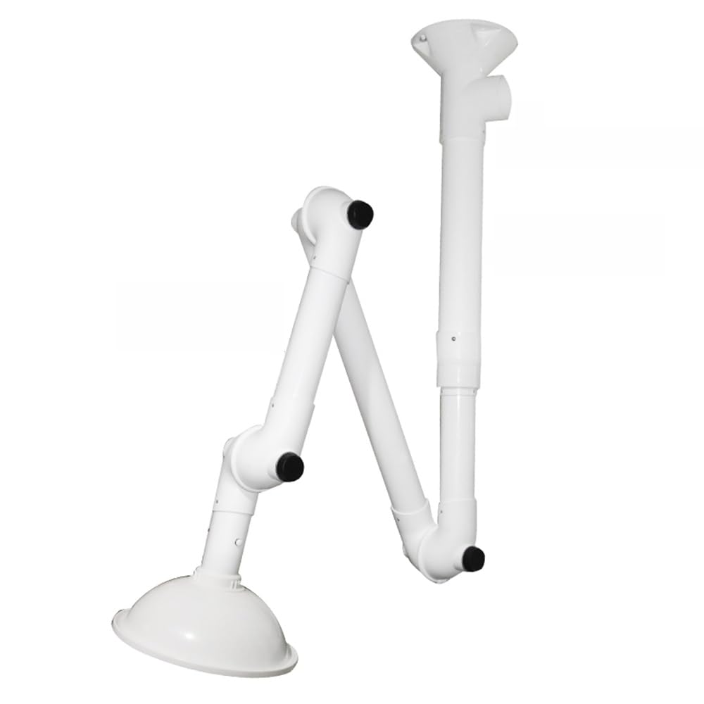 Cappa Aspirante, Cappa Aspirante Universale Da Laboratorio Braccio Aspirante 1 Pz.(White,Hanging)