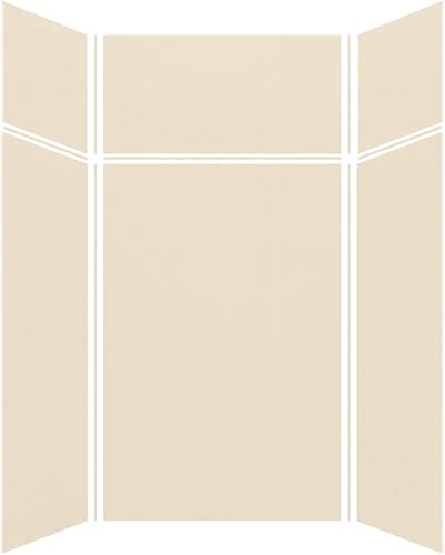 Miniatura 31 de Transolid EWKX603296-31 Expressions - Kit de pared de ducha de 6 paneles con extensión, 32 pulgadas de largo x 60 pulgadas de ancho x 96 pulgadas