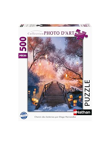 Puzzle 500 pièces : Chemin des lanternes Diego Hernandez Ravensburger Nathan - vue 7