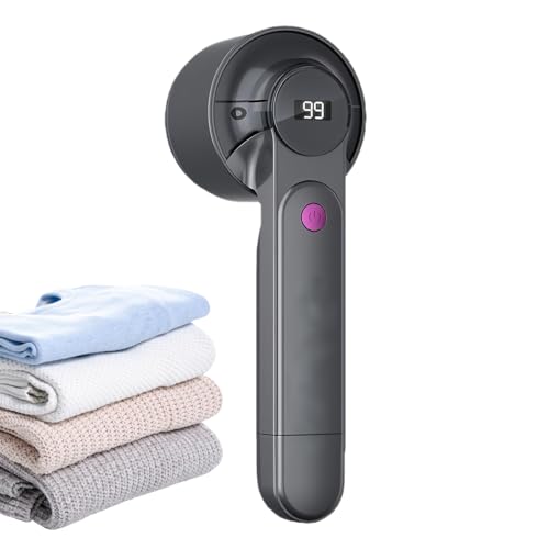 Quitapelusas De Ropa - Rotativo Rápido Carcasa Gris , Herramienta De Limpieza De Fibras De Tela, Recarga Para Refrescar Ropa Alimentada Por Energía | Cuidado De La Tela