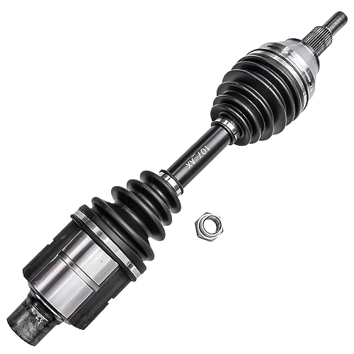 Image of Detroit Axle - Front Wheel Hub Bearings + Front Right Axle for 2002 2003 2004 2005 Dodge Ram 1500 4WD w /ABS