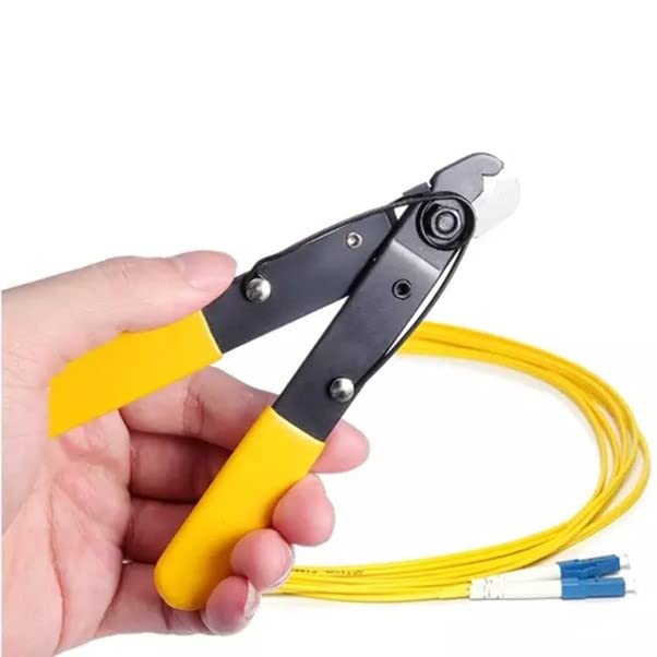 CHB Single Hole Fibre Optic Cable Strippers Pigtail Buffer Jacket Stripping Fiber Patch Lead Pliers Snips Hand Tool 1 Hole - Image 2