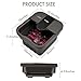 Beinilai Collapsible Foot Spa Bath with Heat,Bubble,Massage Rollers, Tea Tree Oil Foot Soak with Epsom Salt, Pedicure Foot File, Red Light,Removable Pumice Stone,Pedicure Foot Spa