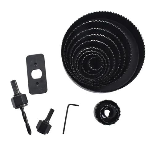 Kit de brocas circular 16 piezas para madera y PVC miniatura 5