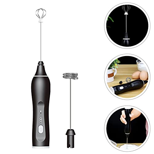 Luxshiny Vaporizador de Leche Eléctrico Portátil: Batidor de Huevos Pequeño Mezclador de Espuma Recargable para Café con… - Imagen 3