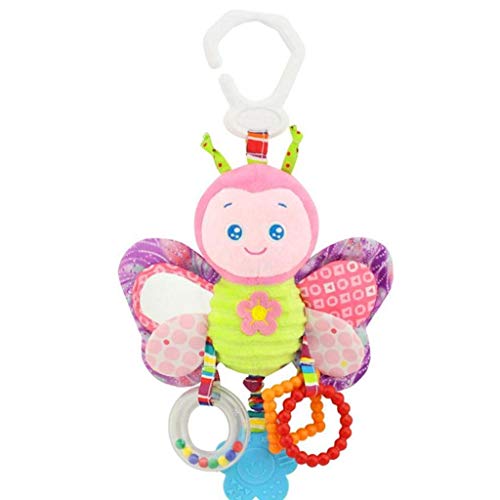 Asiento Sonajero Juguetes De Peluche De Ni&ntilde;o del Beb&eacute; del Traqueteo De Coches Cochecito...