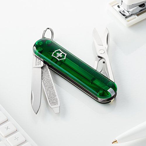Victorinox Swiss Army Classic Sd Pocket Knife, Translucent Emerald ,58Mm #TOP5