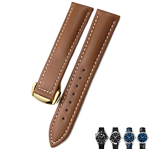 Bracelet de montre en cuir de vache pour habiller votre montre Omega au bureau ou en soirée