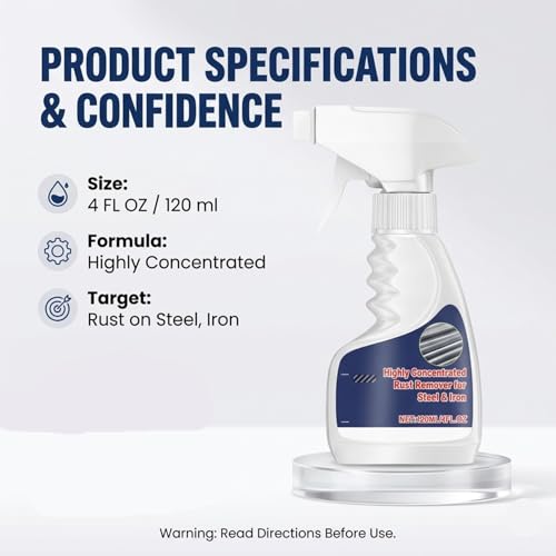 Removedor de óxido en spray para metales 2PCS miniatura 5
