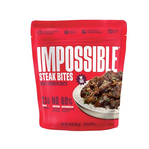 Impossible, Steak Bites Plant Based, 10 Ounce