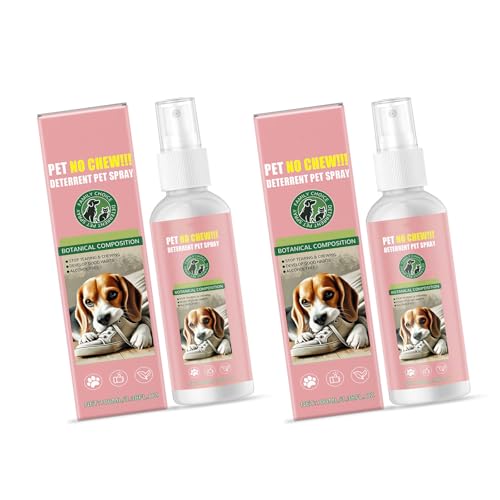 2pcs 100ml Pet Safe AntiChew Spruzzatore Per Cane Profumo Amaro Per Scoraggiare Masticare Su Mobili E Uso Interno Esterno