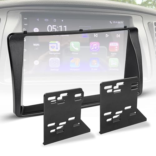 NuIth Double DIN Aftermarket Radio Installation Dash Kit for 2003-2008 Toyota Corolla Radio Dash Stereo Mounting Installation Trim Bezel Bracket Kits