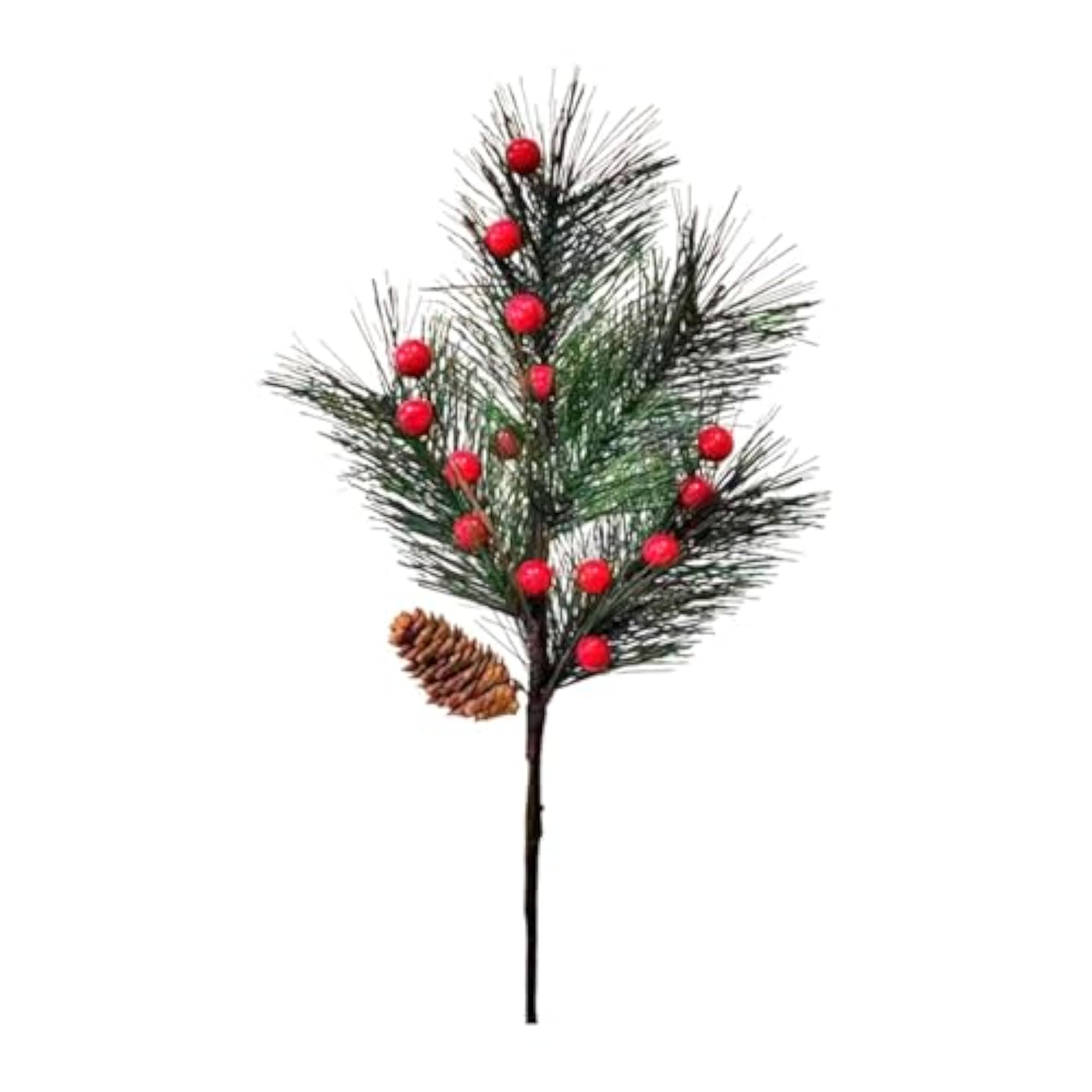 6Pcs Artificial Red Berry Branches Decoration Picks