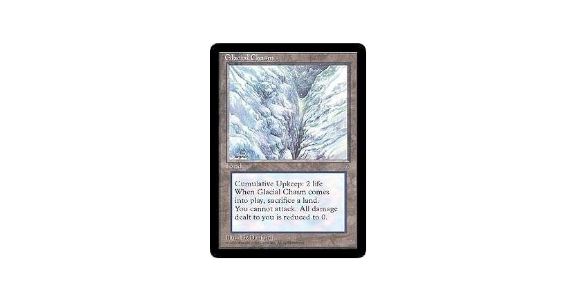 MTG MTG Glacial Chasm 英語4枚 MTG MTG Glacial Chasm 英語4枚 Glacial Chasm (From the Vault