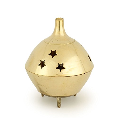 Brass Burner 3 Legged Star Jali 3
