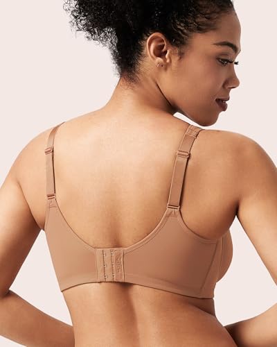 Image of HSIA Minimizer Bras for Women Plus Size, Full Coverage Coolcomfort T Shirt Unlined Bra with Underwire for Heavy Breast