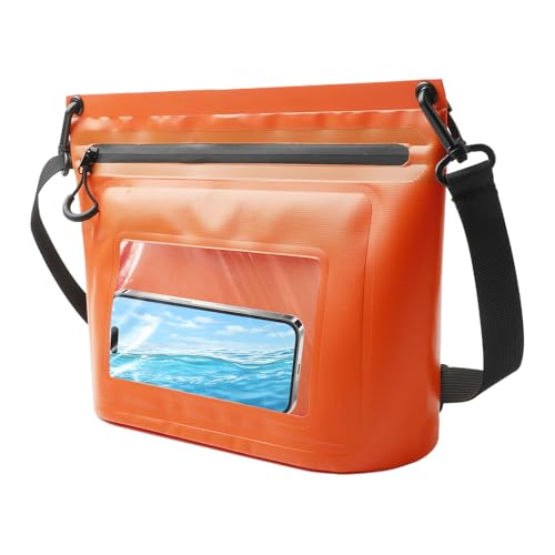 Bolsa De Hombro Impermeable | Bolsa De Teléfono Móvil Con Correa Ajustable,Bolsa De Hombro Impermeable - Para Adultos Y Mujeres Al Aire Libre Camping Senderismo Snorkel Esquí Barco Playa