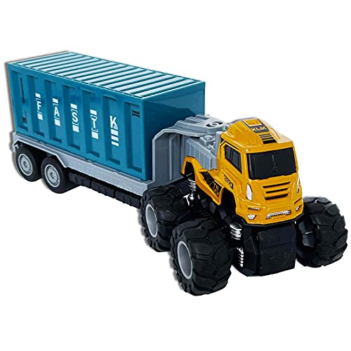 JUMEI Transport Vehicles,Express Delivery Truck,Car Play Vehicles Toys,Play Vehicles Toys,ContainerÂ Toy Trucks for Boys Age 3