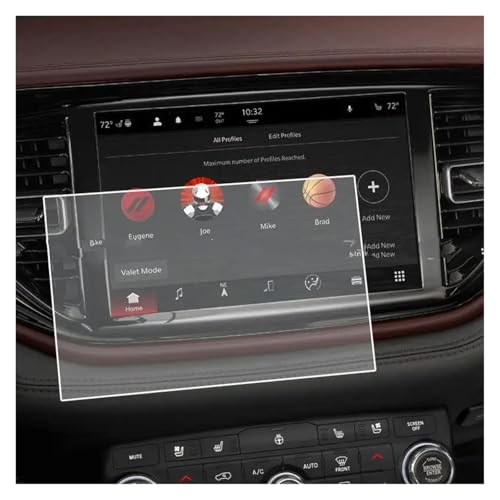 Verre trempé écran Dodge Durango voyagez avec un GPS 10,1 net
