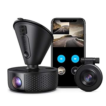 Dual Dash cam | VAVA Dual 1920x1080P FHD | Front and Rear dash camera | 2560x1440P Single Front| for cars with Wi-Fi | Night Vision | Parking Mode | G-sensor | WDR | Loop recording| Support 128GB Max