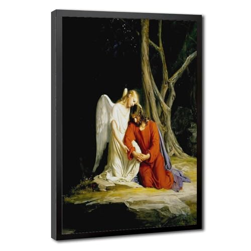 Jésus à Gethsémani Carl Bloch 1870 : tableau toile décoration murale salon