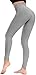 Produktbild Beelu Damen Gym Leggings High Waist Push Up Sport Leggins Fitnesshose, Grau, Gr.- S