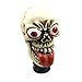 Mavota Stick Shift Knob Skull Shifter Knob Red Tongue with Big Eyes Style Skull Manual Automatic Gear Shift Knobs Off-White