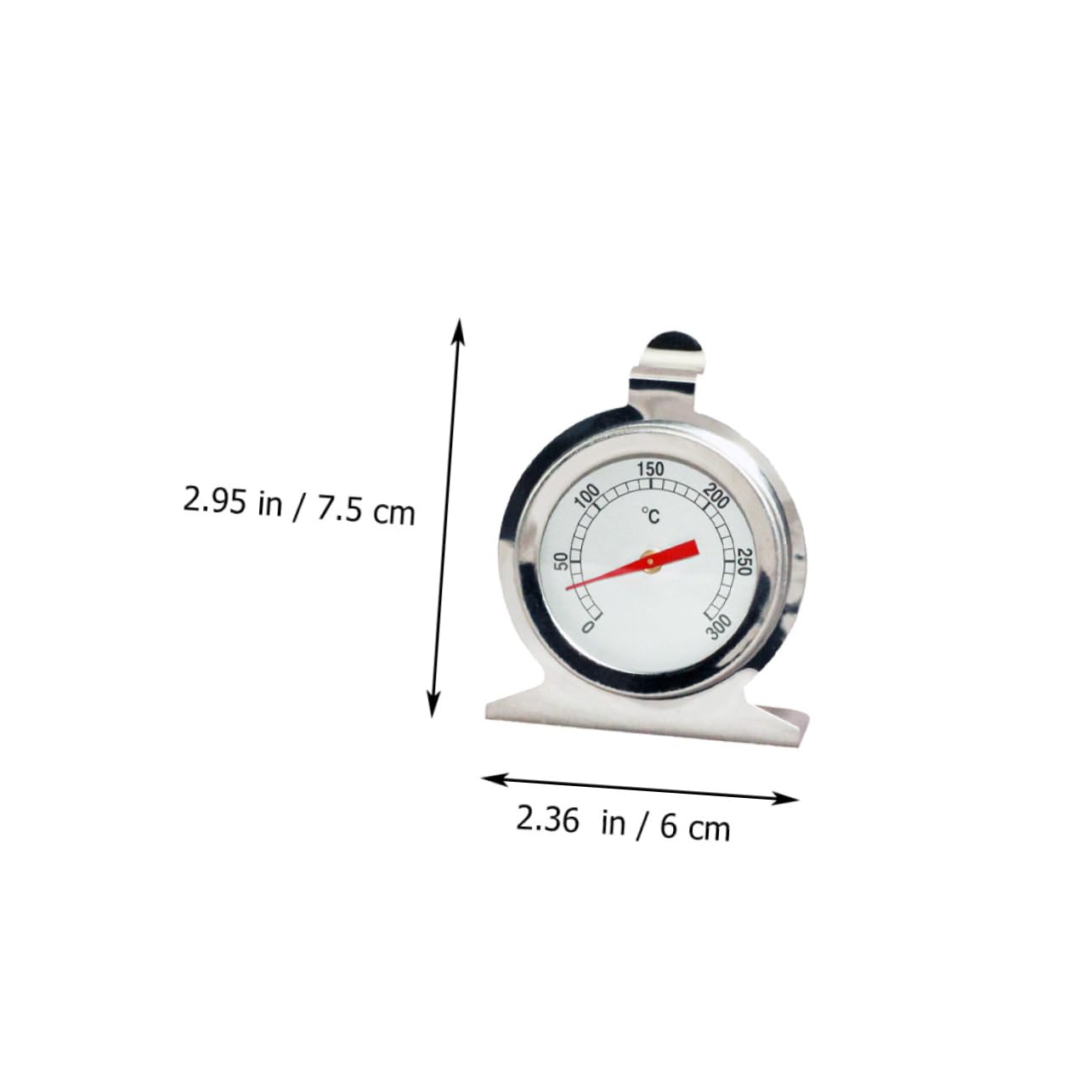 TOPBATHY Termómetro De Horno Inoxidable Para Cocina Lectura Rápida Resistente La Corrosión Medición Para Hornear Y Asar 2 Piezas X 3