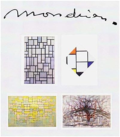 Piet Mondrian Note Cards Boxed Set of 16 Blank Note Cards with Envelopes