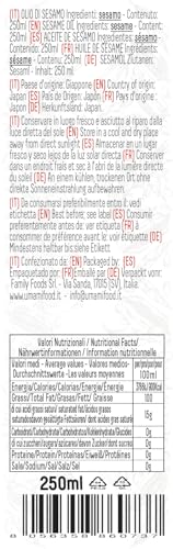 Umami Olio di Sesamo Tostato Regular Prodotto in