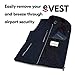 SCOTTeVEST 101 Travel Vest for Women with Pockets - Lightweight Utility Vest BLK L