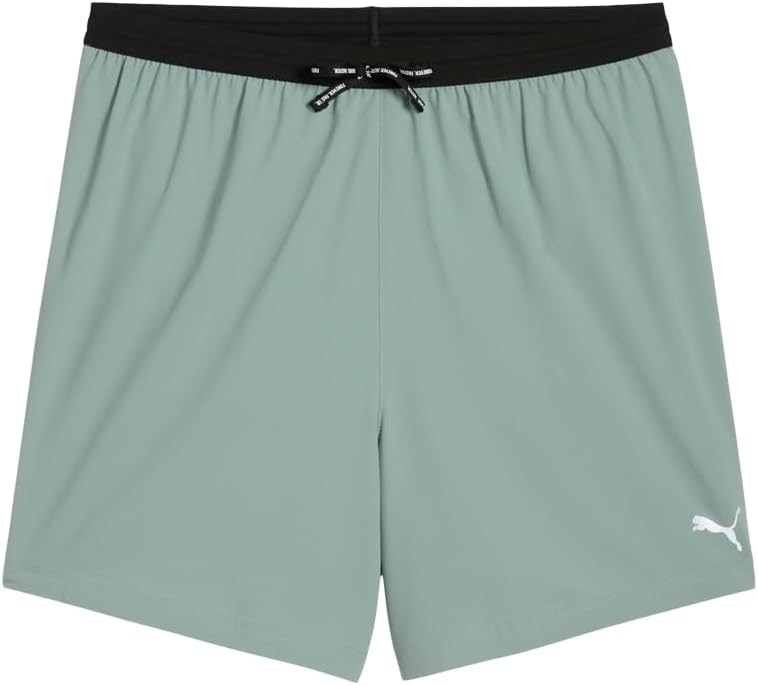 PUMA Mens Ultraweave 5 Inch Shorts Casual Bottoms Casual Moisture Wicking - Green