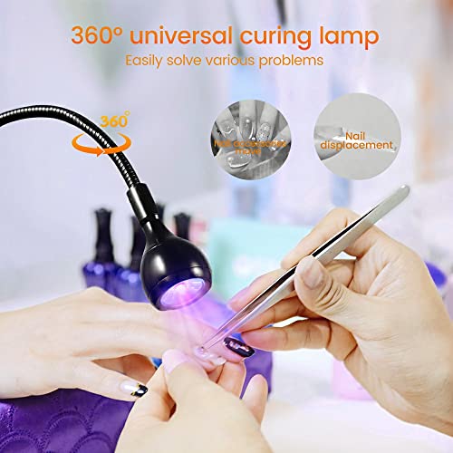 Lampe à ongles UV LED NOBRIM contre le vernis qui écaille avec séchage automatique - 7