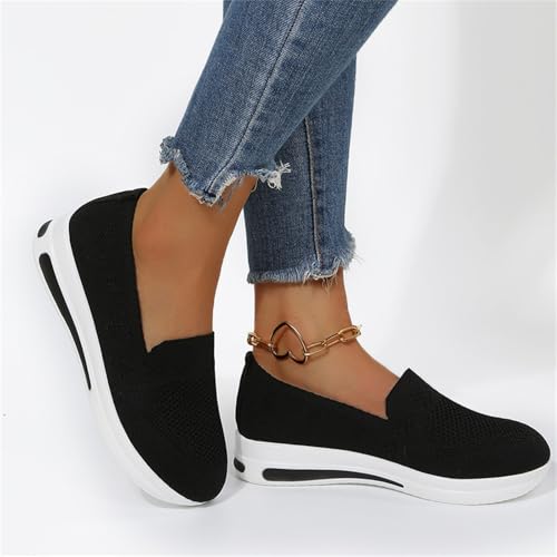 Orthopedic Shoes for Women Wide Width Comfort Walking Lightweight Slip On Sneakers Arch Support Casual Soft Mesh Shoe3